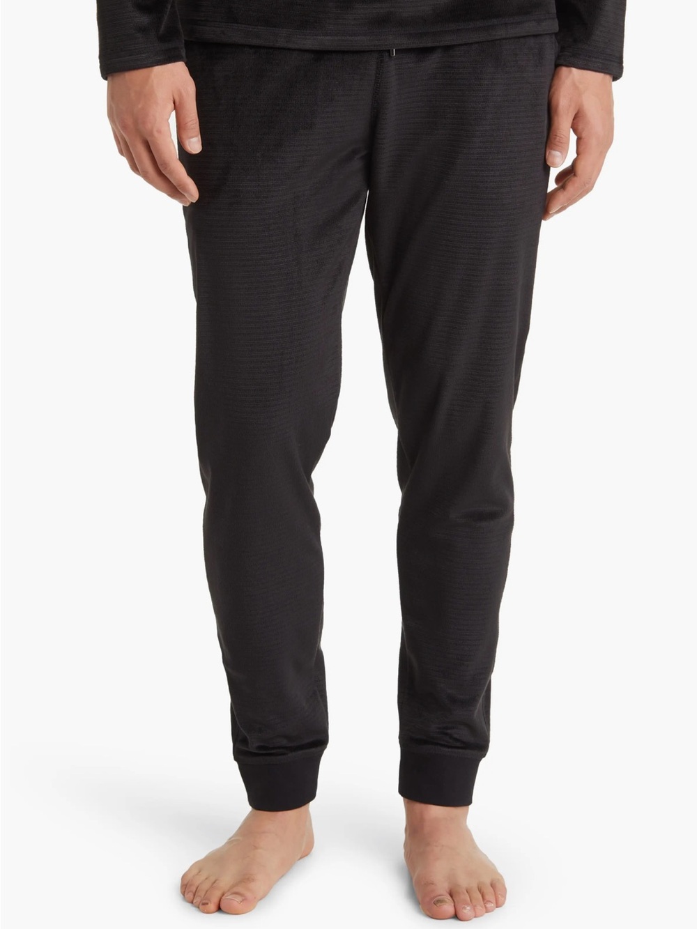 Daniel Buchler Chainlink Velour Jogger Pajama Pants Sz S